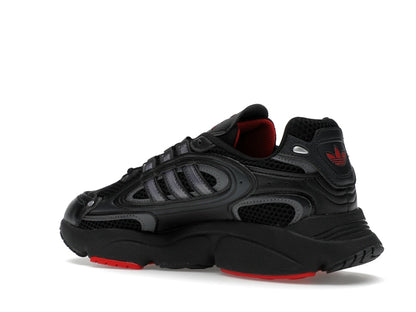 adidas Ozmillen Core Black Grey Better Scarlet