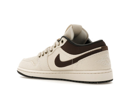 Jordan 1 Low Premium Pale Ivory Off Noir Baroque Brown