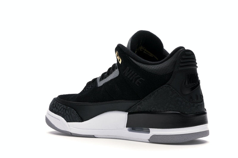 Jordan 3 Retro Tinker Black Cement Gold