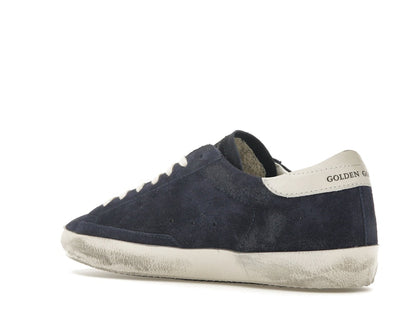 Golden Goose Super-Star Navy Suede White