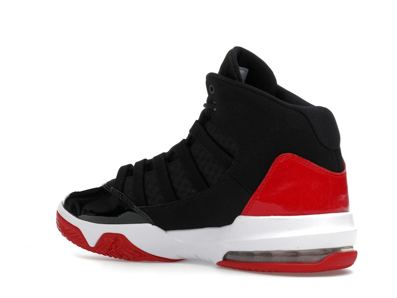 Jordan Max Aura Black Red Patent