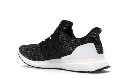 adidas Ultra Boost 4.0 Black Multi-Color White Heel Cage