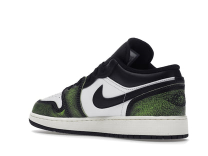 Jordan 1 Low Wear Away Electric Green (GS)