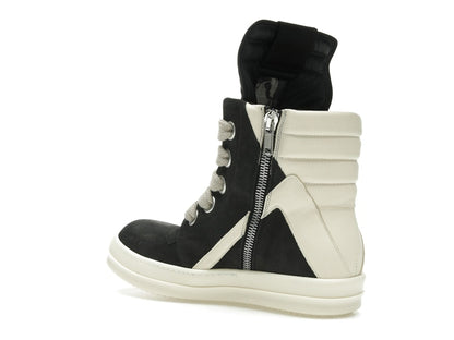 Rick Owens Geobasket Jumbo Lace High Black Milk
