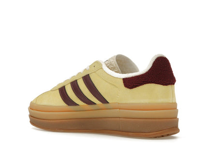 adidas Gazelle Bold Almost Yellow Maroon (Women's)