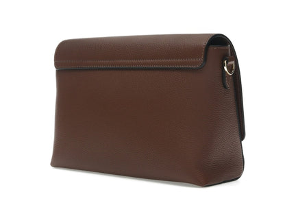 Burberry Vintage Check and Leather Note Crossbody Bag Tan