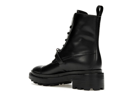 Hermes Funk Ankle Boot Noir Calfskin Leather