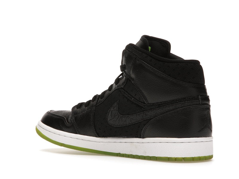Jordan 1 Phat Black Action Green