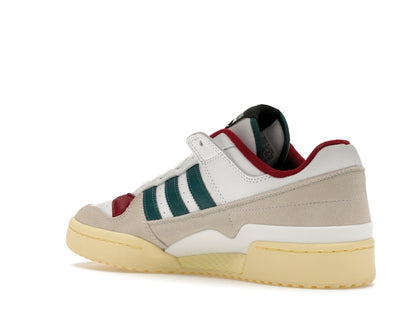 adidas Forum Low White Teal Burgundy