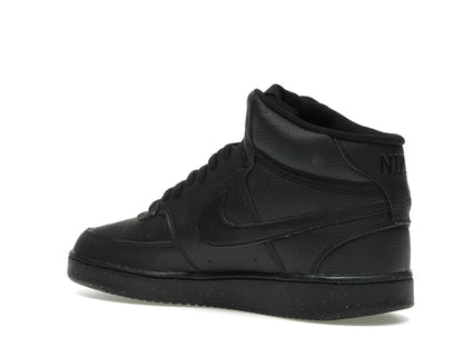 Nike Court Vision Mid Next Nature Triple Black