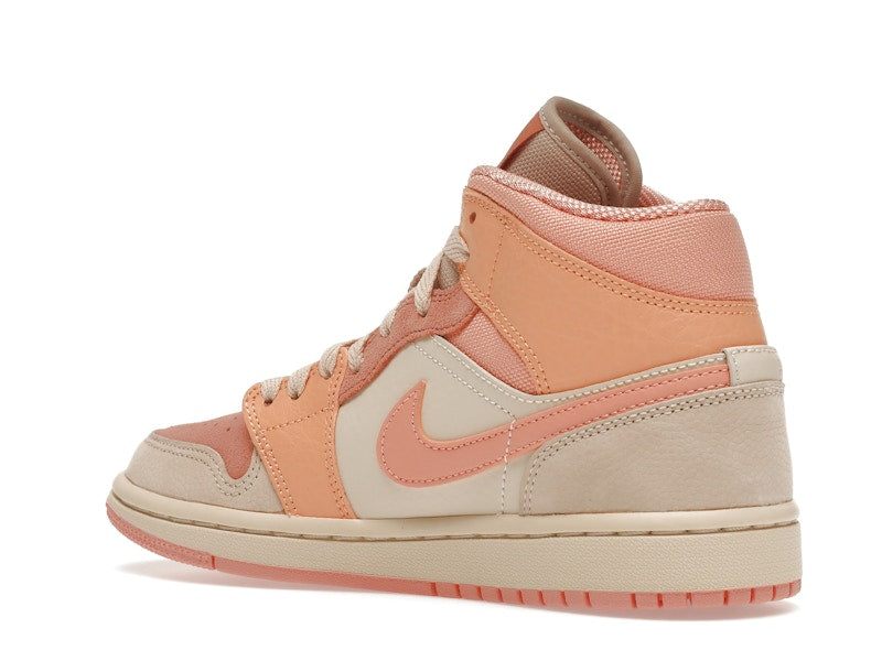 Jordan 1 Mid Apricot Orange (Women's)