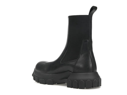 Rick Owens Lido Beatle Bozo Tractor Boots Black