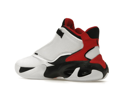 Jordan Max Aura 4 White Black University Red