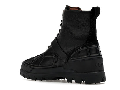 Polo Ralph Lauren Oslo High Oiled Leather Boot Black