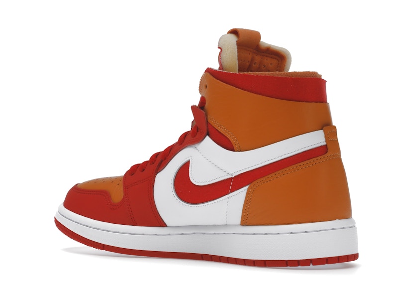 Jordan 1 High Zoom Air CMFT Fire Red Hot Curry (Women's)