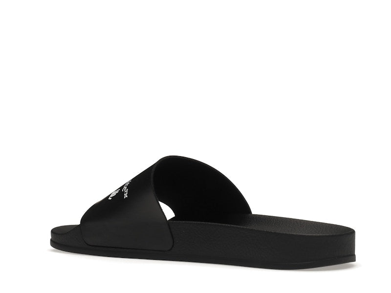 OFF-WHITE Drowning Man Logo Slides Black White FW21