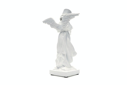 Banksy Bucket On Head Figure White