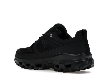 On Running Cloudrock Low Waterproof All Black