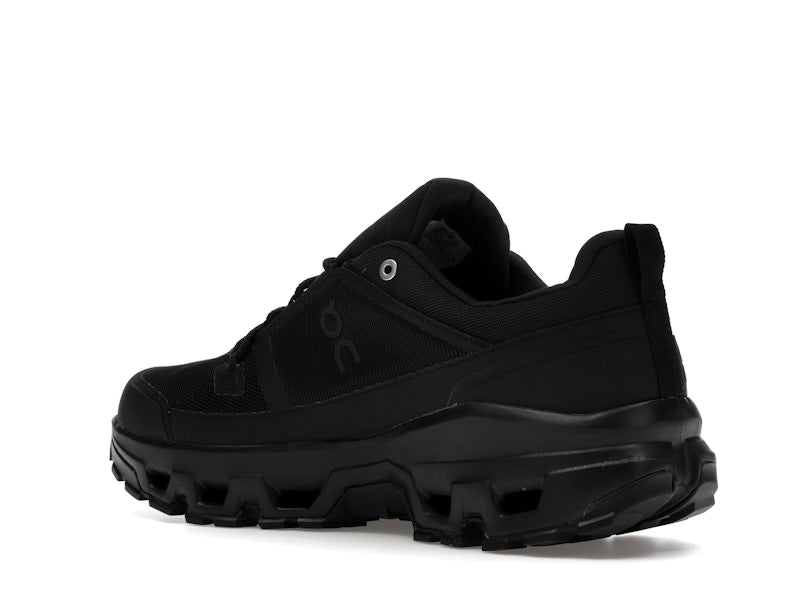 On Running Cloudrock Low Waterproof All Black