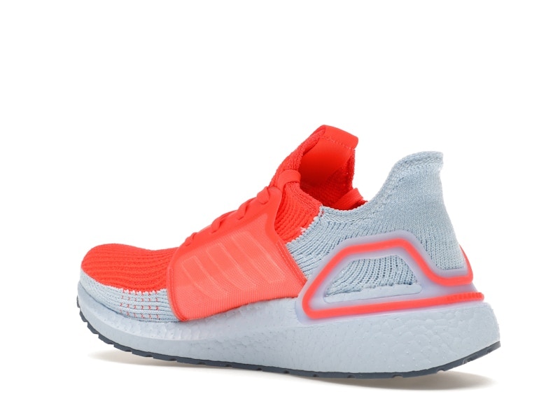 adidas Ultra Boost 19 Solar Red Glow Blue