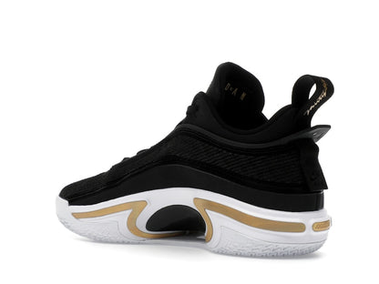 Jordan 36 Low PF Black Gold (White Sole)