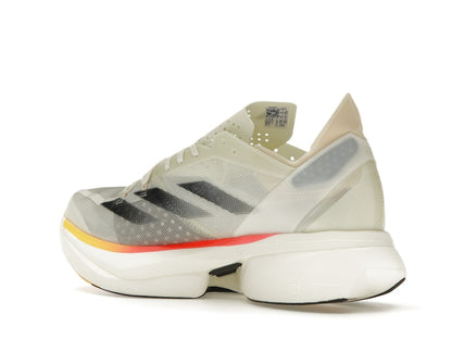 adidas Adizero Adios Pro 3 Ivory Core Black Crystal Sand