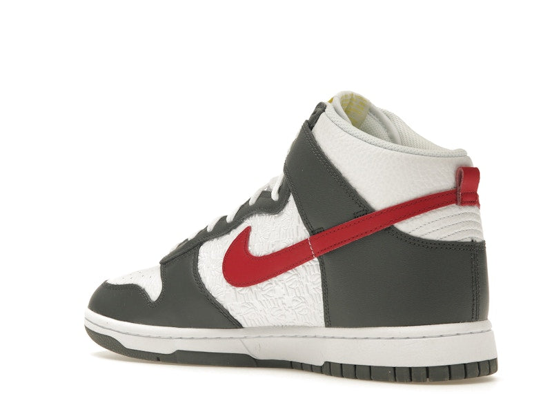Nike Dunk High Embossed Basketball Grey Red