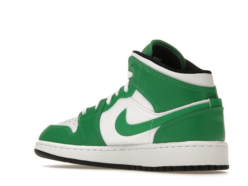Jordan 1 Mid Lucky Green (GS)