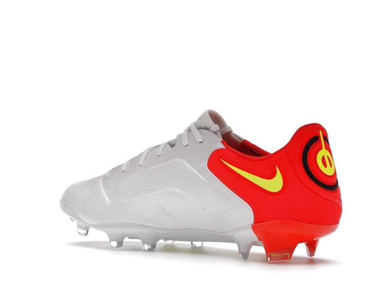 Nike Tiempo Legend 9 Elite FG White Bright Crimson Volt