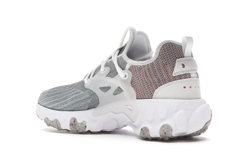 Nike React Presto Flyknit Multi White