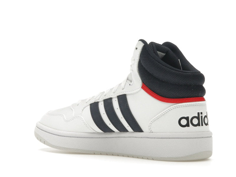 adidas Hoops 3.0 White Navy Red