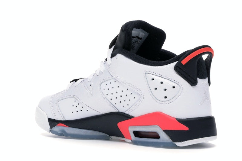 Jordan 6 Retro Low White Infrared 23 Black (GS)