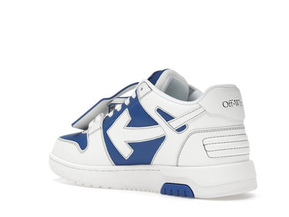 OFF-WHITE Out Of Office OOO Low Tops White Dark Blue