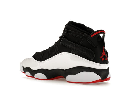 Jordan 6 Rings Black White Varsity Red