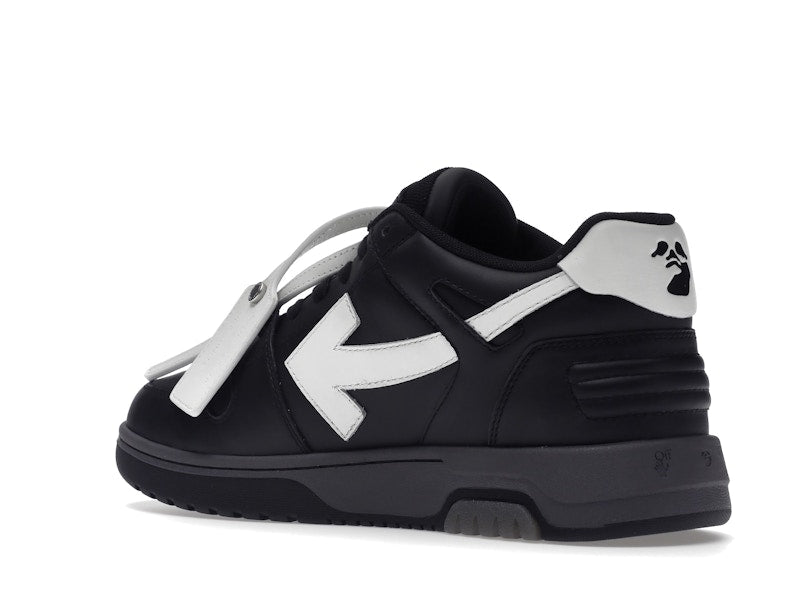 OFF-WHITE Out Of Office OOO Low Tops Black Grey White SS22