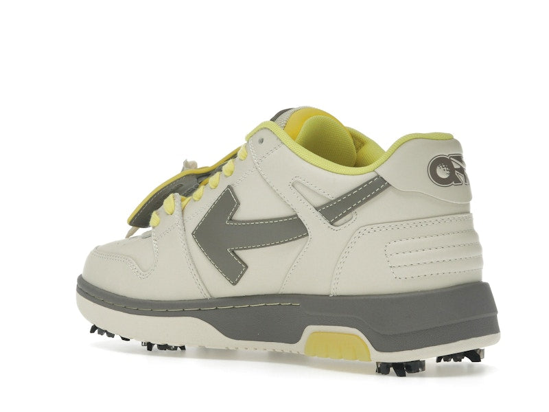 OFF-WHITE Out Of Office OOO Low Tops Golf Paris Hilinski Gray Yellow