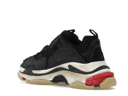 Balenciaga Triple S DIY Black Red White