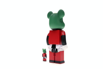 Bearbrick Marvin The Martian 100% & 400% Set Black/Red
