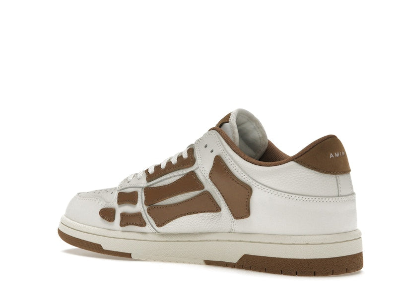 AMIRI Skel Top Low White Brown White