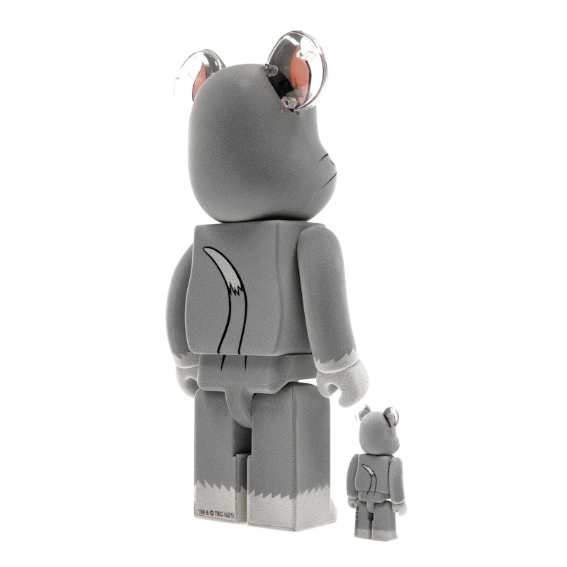 Bearbrick Tom and Jerry: Tom Flocky 100% & 400% Set
