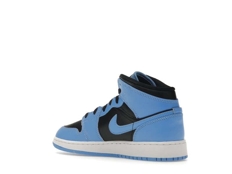 Jordan 1 Mid University Blue Black (GS)