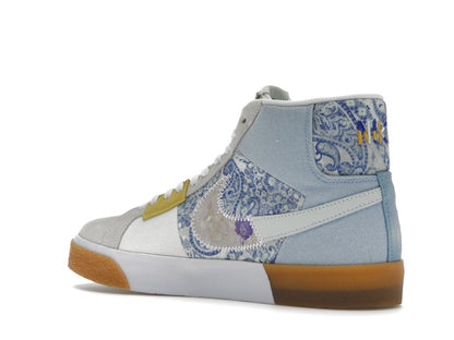 Nike SB Zoom Blazer Mid Premium Floral Paisley Boarder Blue
