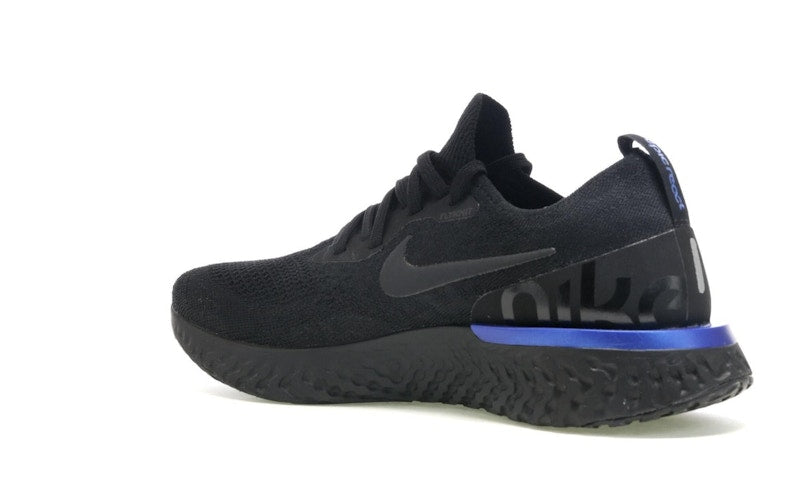 Nike Epic React Flyknit Black Racer Blue (Women's)