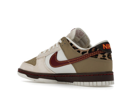 Nike Dunk Low Retro Khaki Team Red Pearl White (Women's)