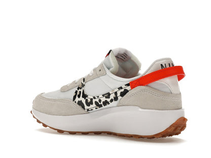 Nike Waffle Debut White Team Orange Leopard (Women's)