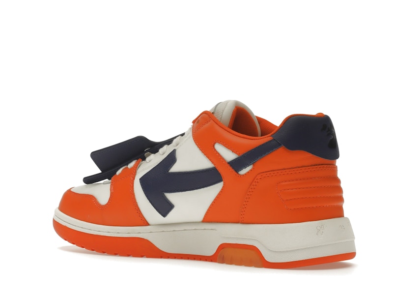 OFF-WHITE Out Of Office OOO Low Tops White Orange Blue