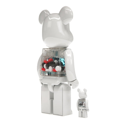 Bearbrick PiL 100% & 400% Set Chrome Ver.