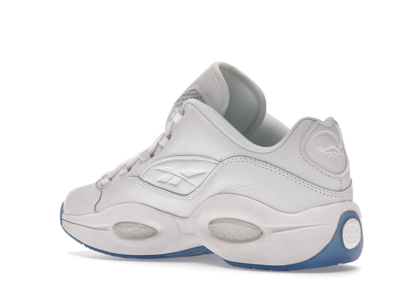 Reebok Question Low White Clear Blue Sole
