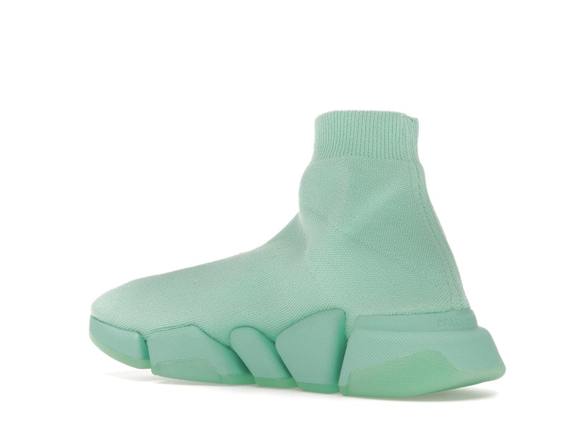 Balenciaga Speed 2.0 Recycled Transparent Sole Green (Women's)
