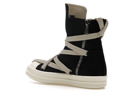 Rick Owens DRKSHDW Hexa High Black Pearl Milk Fat Lace